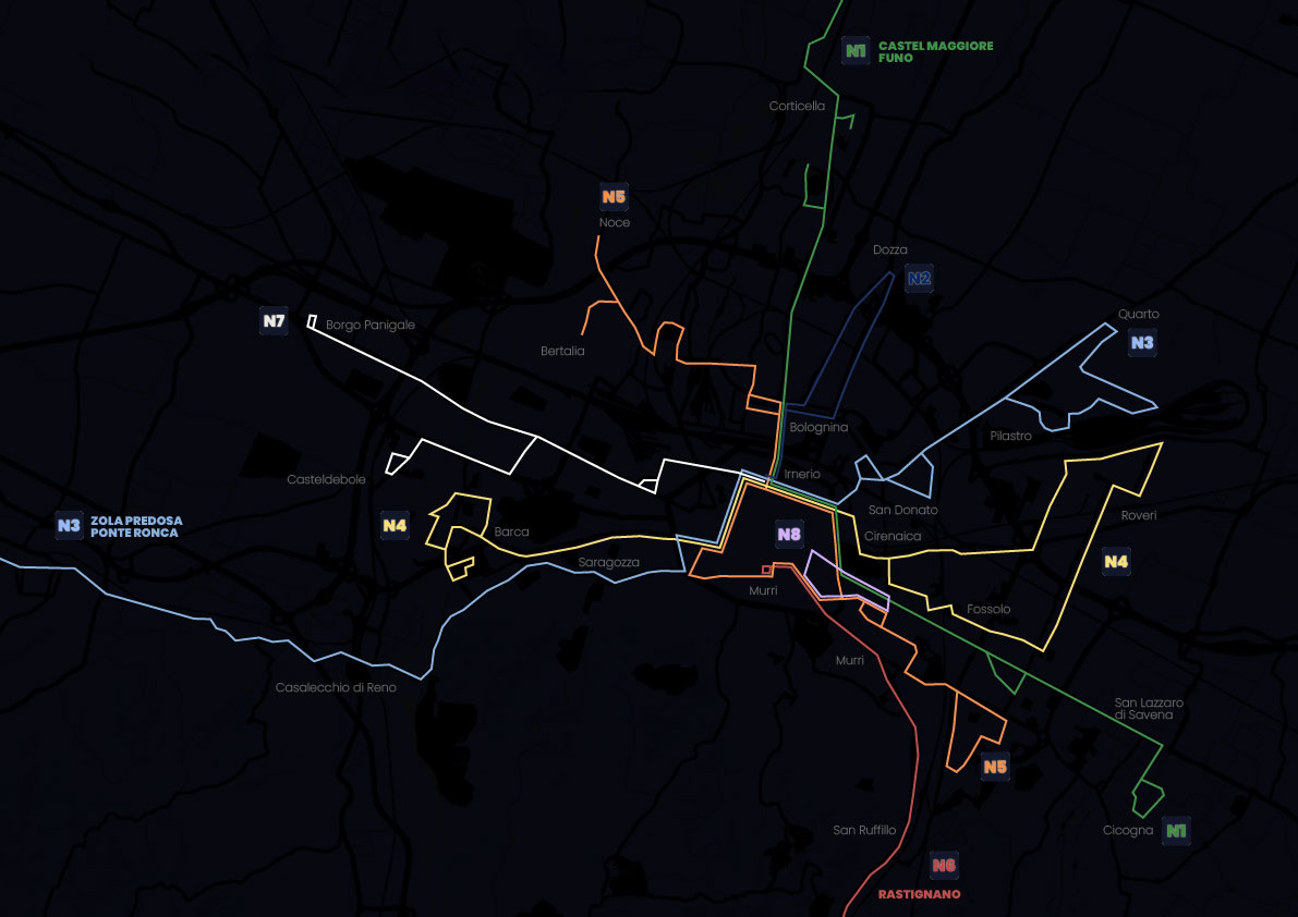 Mappa-notturni_ok Mappa linee notturne Tper